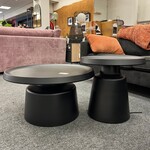 2 delige salontafelset Los Angeles, zwart